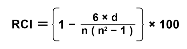 RCIの計算式